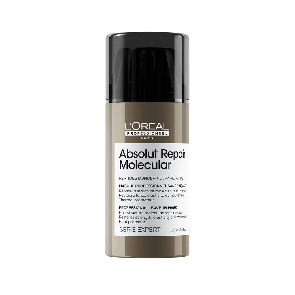 Mascarilla sin enjuague de reparación molecular profunda para el cabello dañado