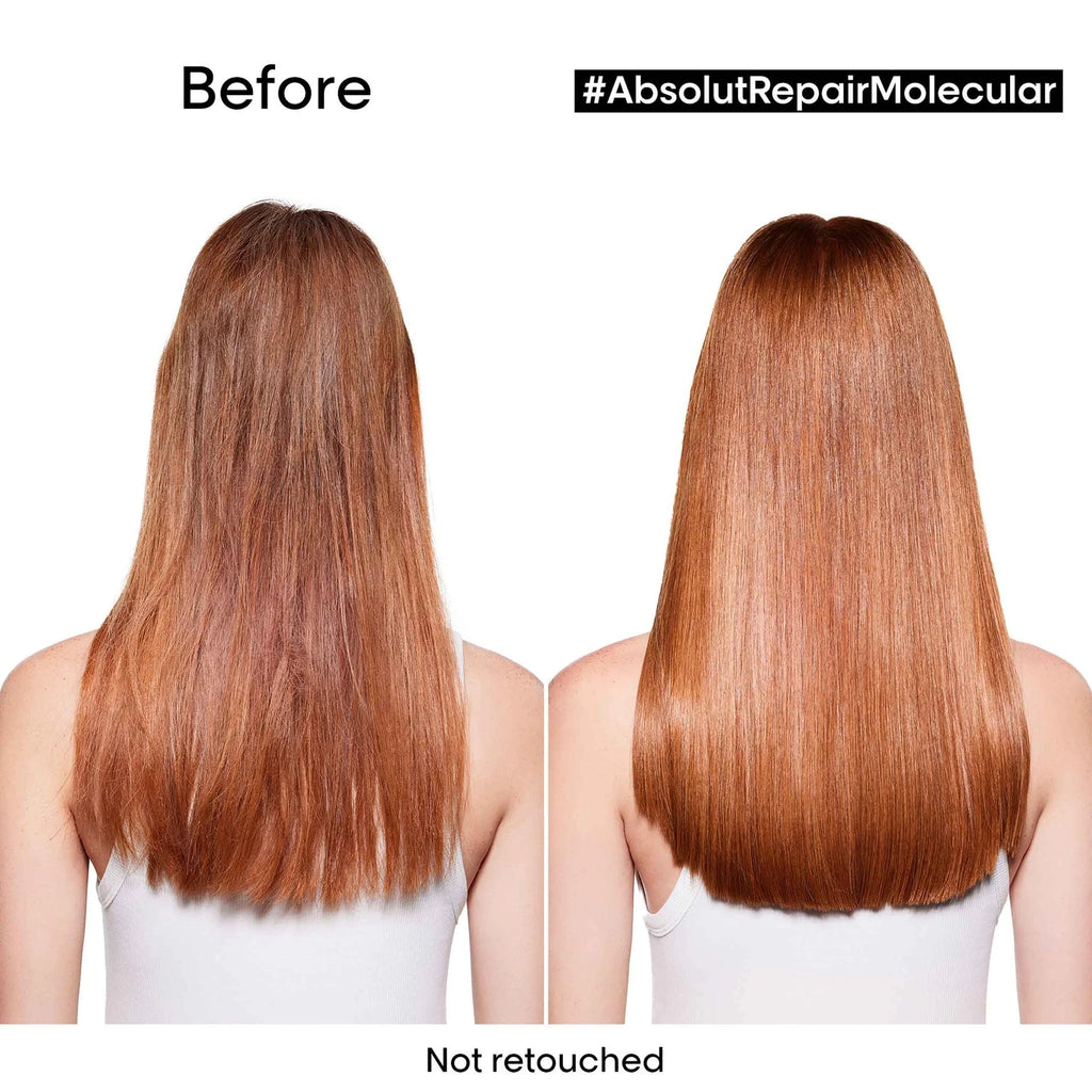 Mascarilla sin enjuague de reparación molecular profunda para el cabello dañado
